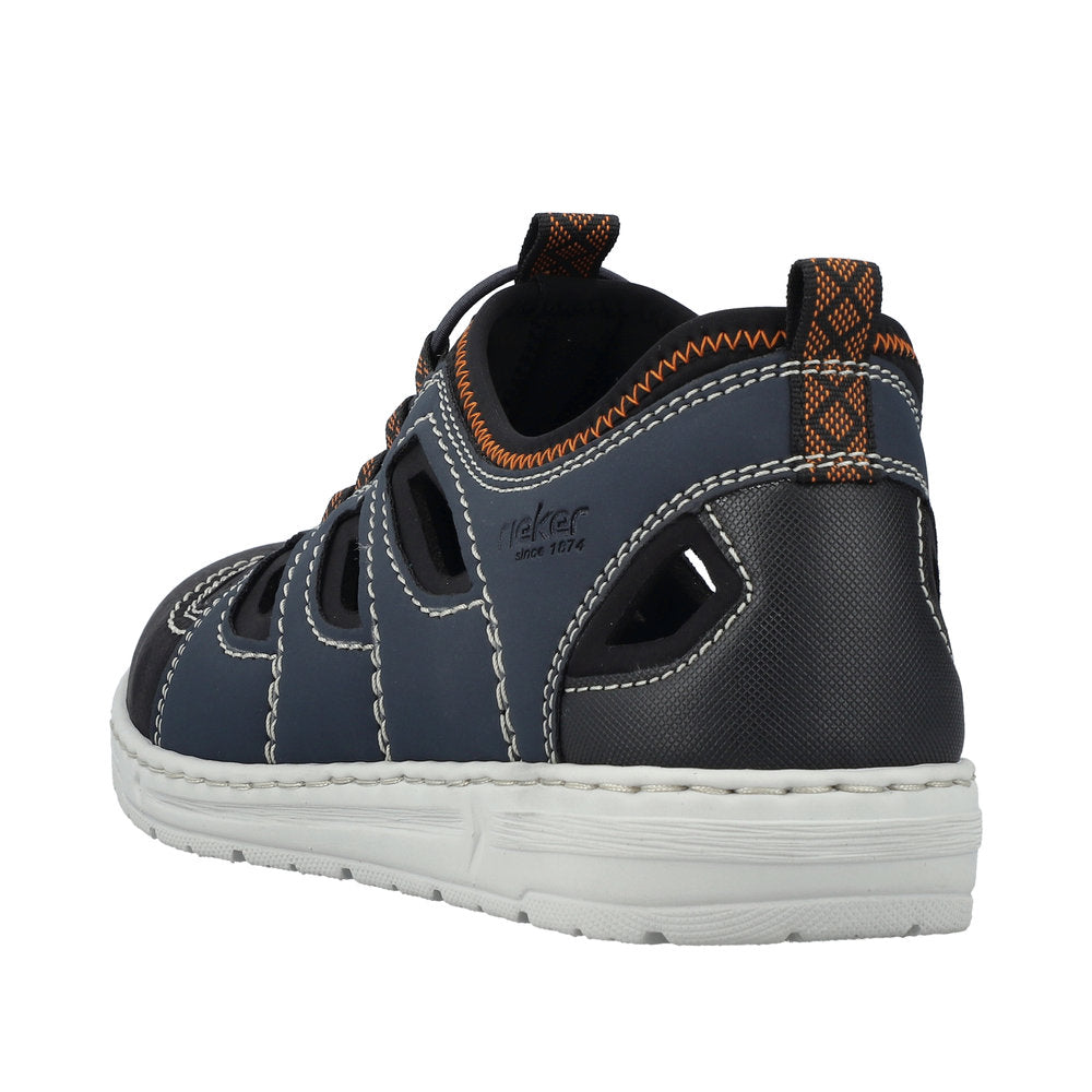 Rieker Men's Style 08665 Athletic Trekking - Blue Combination qXv4DGqQ