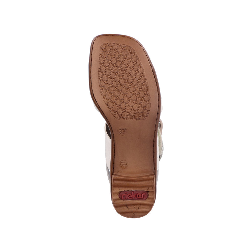 Rieker Women's Style 62663 Dress Sandal - Beige orqQtYgW