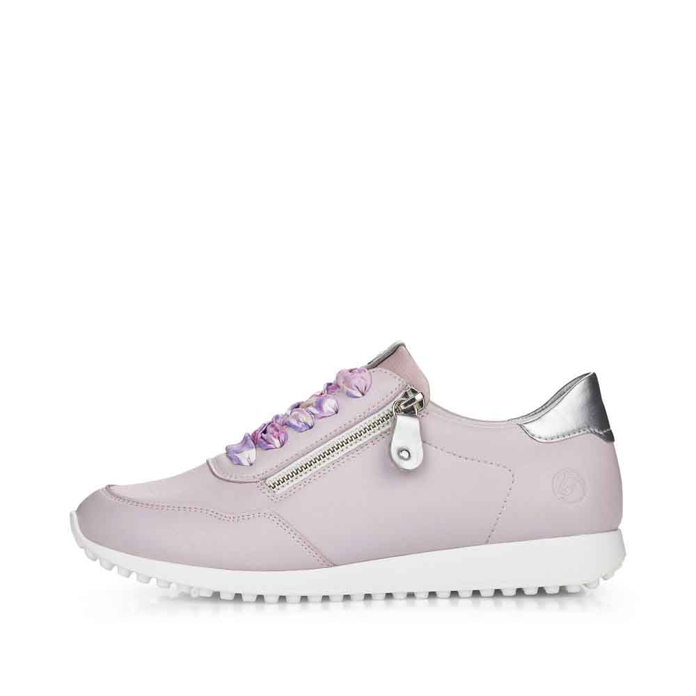 Remonte Women's Style D3101 Casual Lace-Up With Zip - Pink dsubbaDo