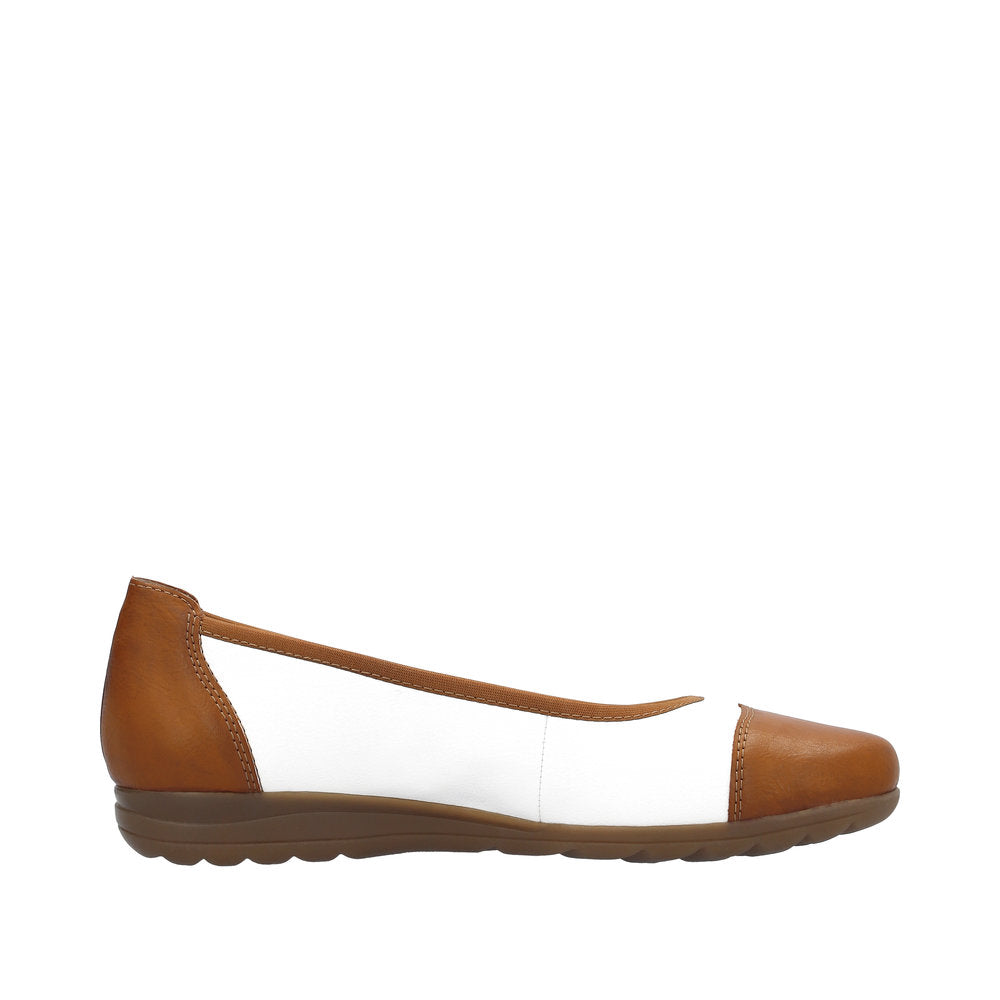 Rieker Women's Style L9351 Dress Ballerina - Brown QFWbSQf0