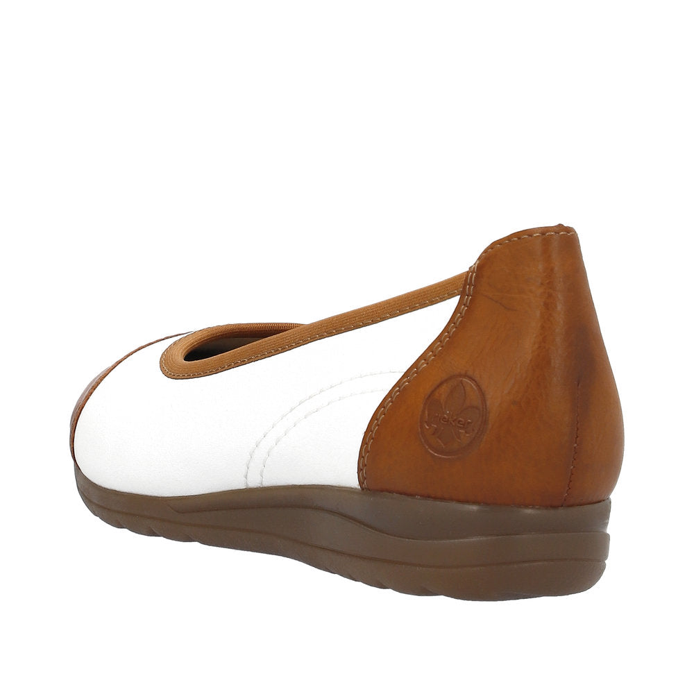 Rieker Women's Style L9351 Dress Ballerina - Brown QFWbSQf0