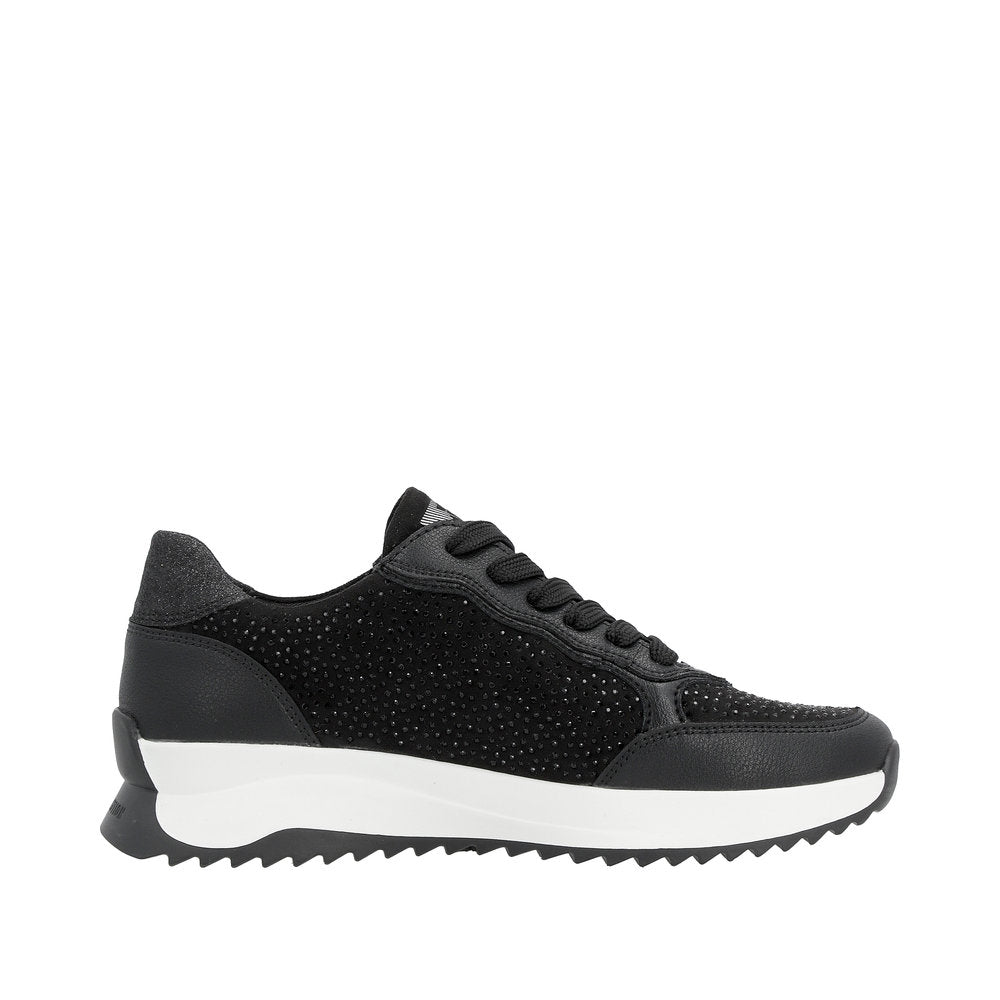 Rieker Evolution Women's Style W1304 Athletic Lace-Up - Black z1SQsTEV