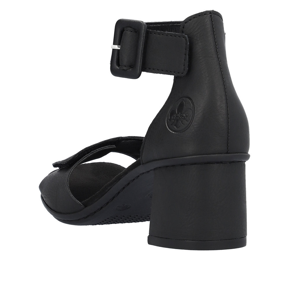 Rieker Women's Style 64750 Dress Sandal - Black oBRGETCS