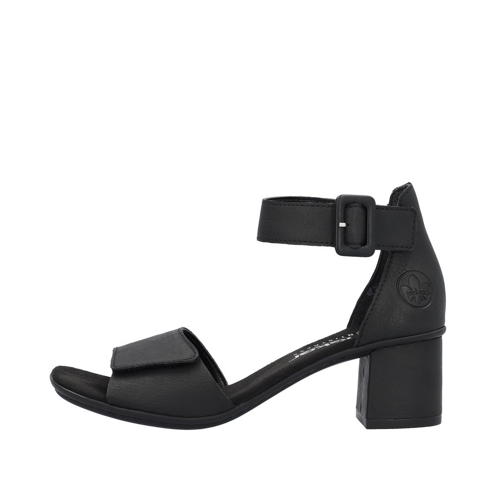 Rieker Women's Style 64750 Dress Sandal - Black oBRGETCS