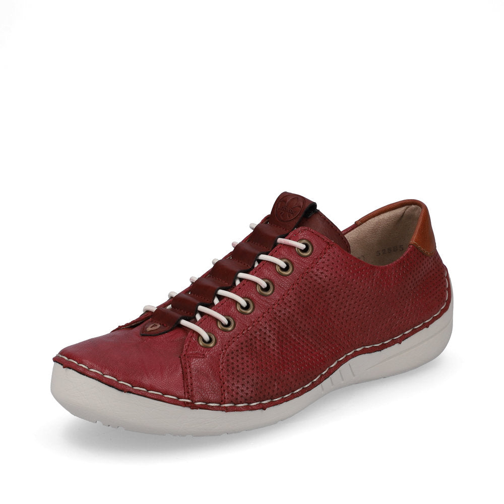 Rieker Women's Style 52585 Casual Slip-On - Red