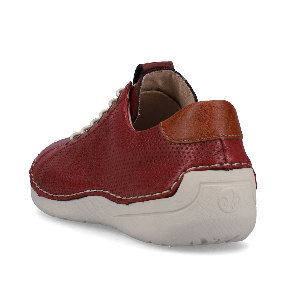 Rieker Women's Style 52585 Casual Slip-On - Red DoY3VG2n