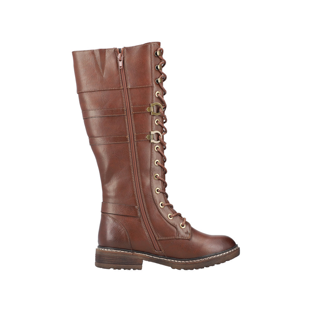 Rieker Synthetic Material Women's' Tall 94732-14 Tall Boots - Brown e3LEk2et