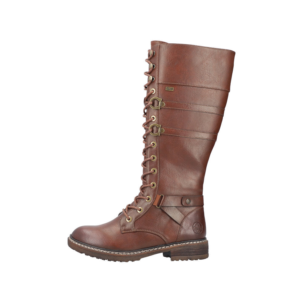 Rieker Synthetic Material Women's' Tall 94732-14 Tall Boots - Brown e3LEk2et