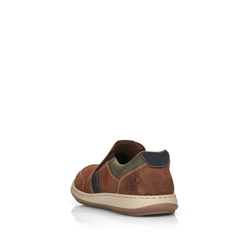 Rieker Men's Style 17371 Casual Slip-On - Brown 65kdX76T