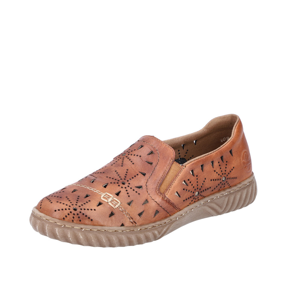 Rieker Women's Style N0967 Casual Slip-On - Brown