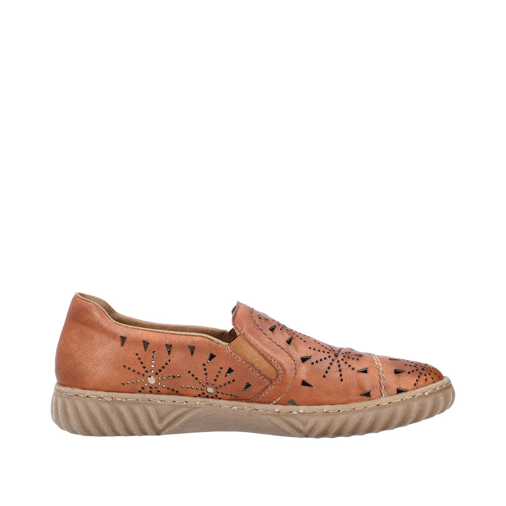 Rieker Women's Style N0967 Casual Slip-On - Brown P9ZvH6Je