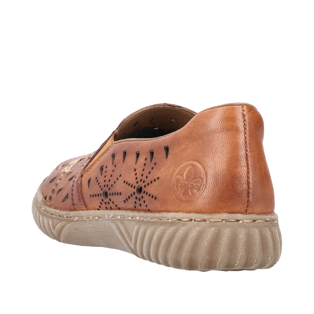 Rieker Women's Style N0967 Casual Slip-On - Brown P9ZvH6Je