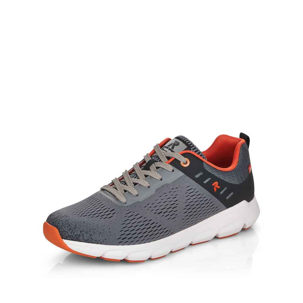 Rieker Evolution Men's Style 07806 Athletic Lace-Up - Grey