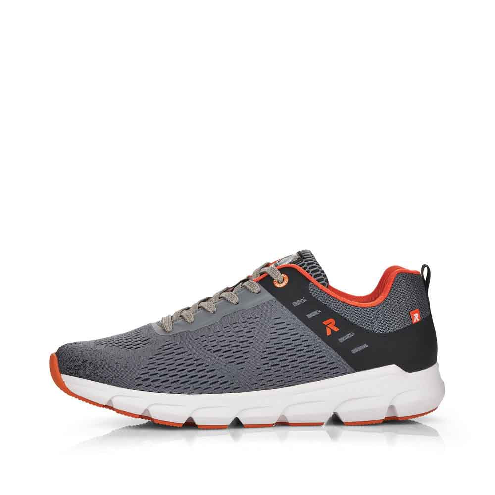 Rieker Evolution Men's Style 07806 Athletic Lace-Up - Grey RUzJJrjJ