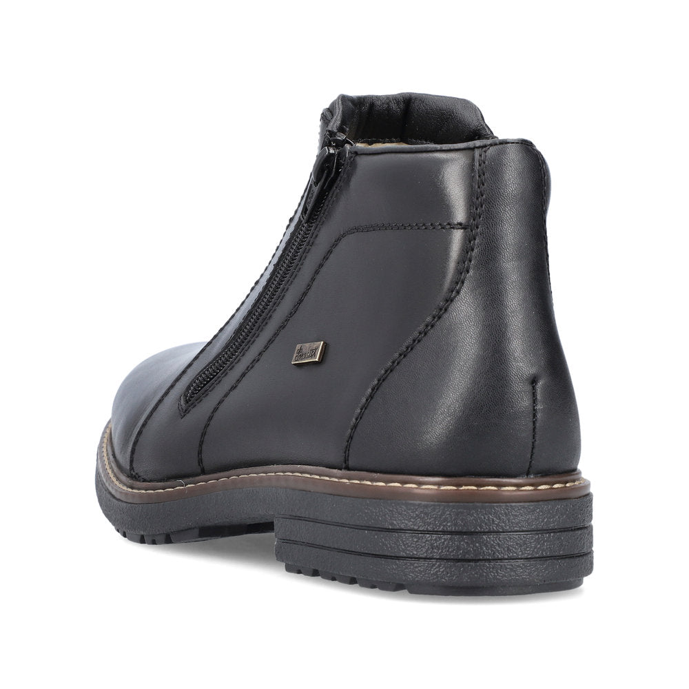 Rieker Leather Men's 33160 Ankle Boots - Black QjnwMSmh