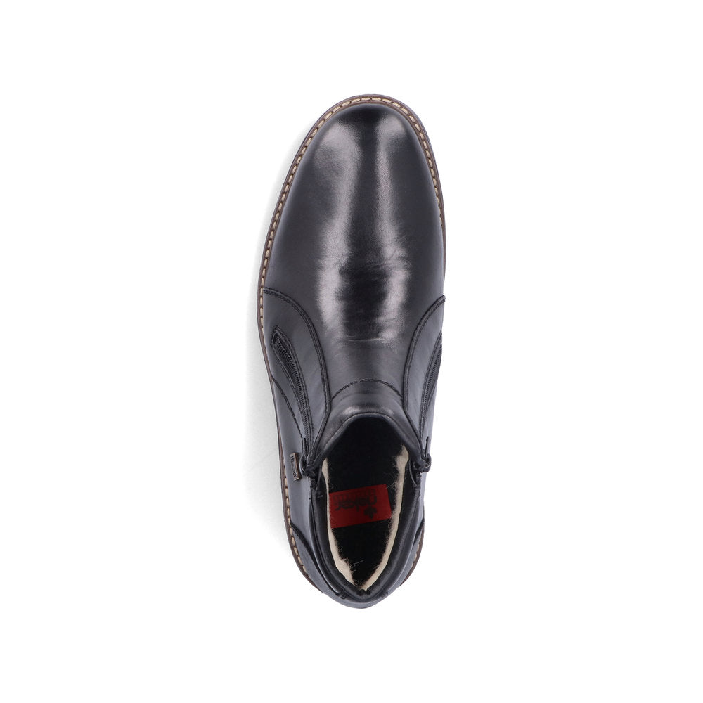 Rieker Leather Men's 33160 Ankle Boots - Black QjnwMSmh