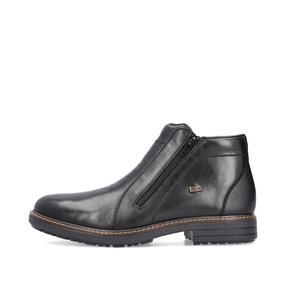 Rieker Leather Men's 33160 Ankle Boots - Black QjnwMSmh