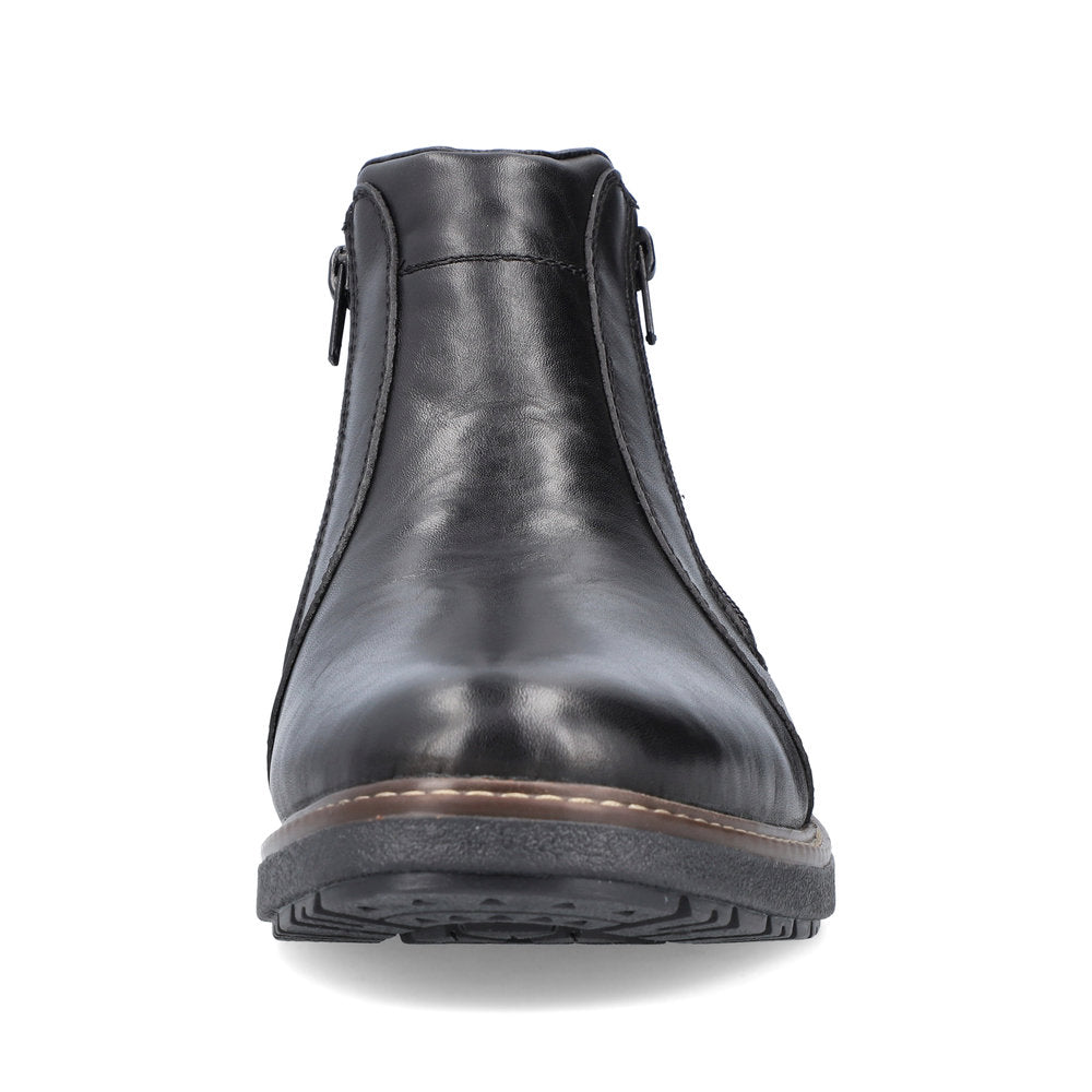 Rieker Leather Men's 33160 Ankle Boots - Black QjnwMSmh