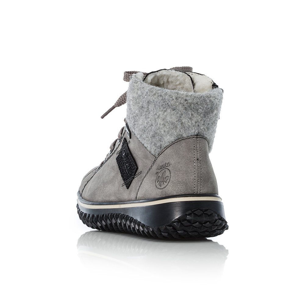 Rieker Synthetic Leather Women's Short Z4230-40 Ankle Boots - Grey nX79hCeY