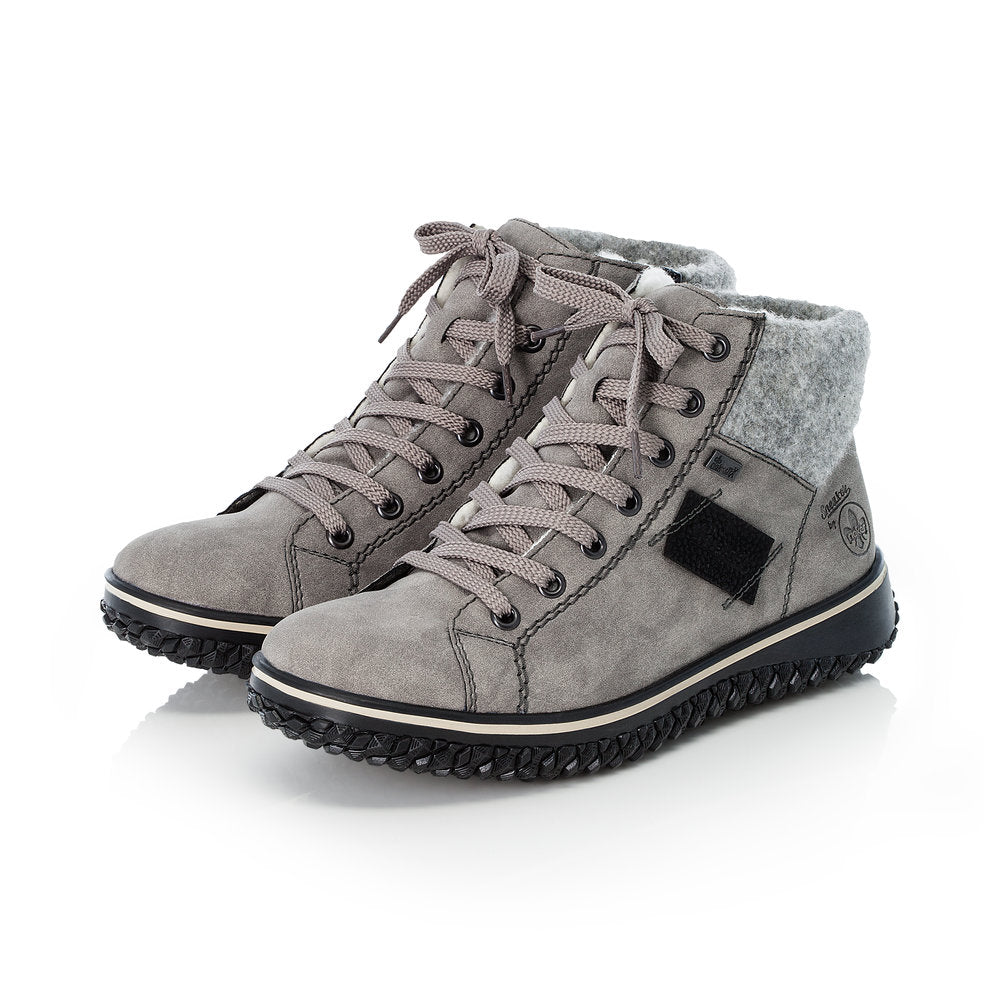 Rieker Synthetic Leather Women's Short Z4230-40 Ankle Boots - Grey nX79hCeY