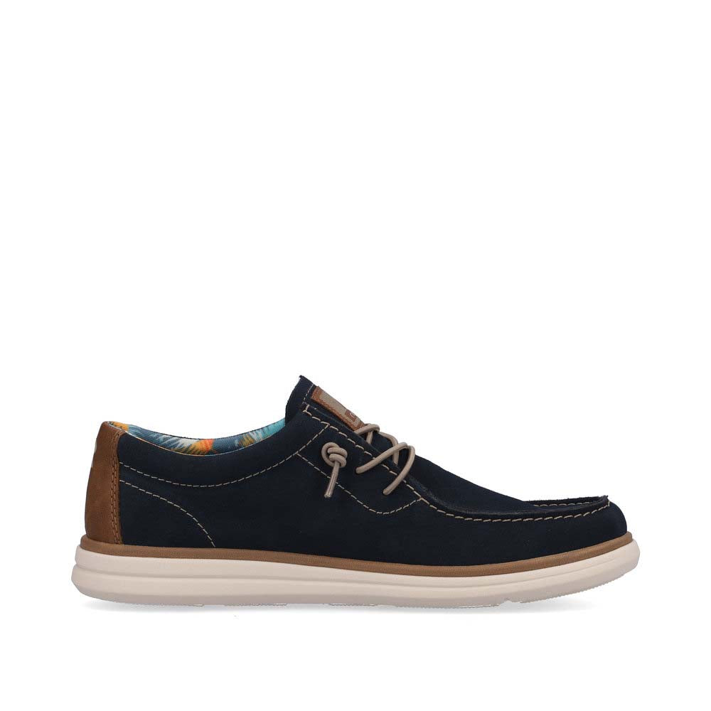 Rieker Evolution Men's Style U0602 Casual Lace-Up - Blue 9Cxlb53s