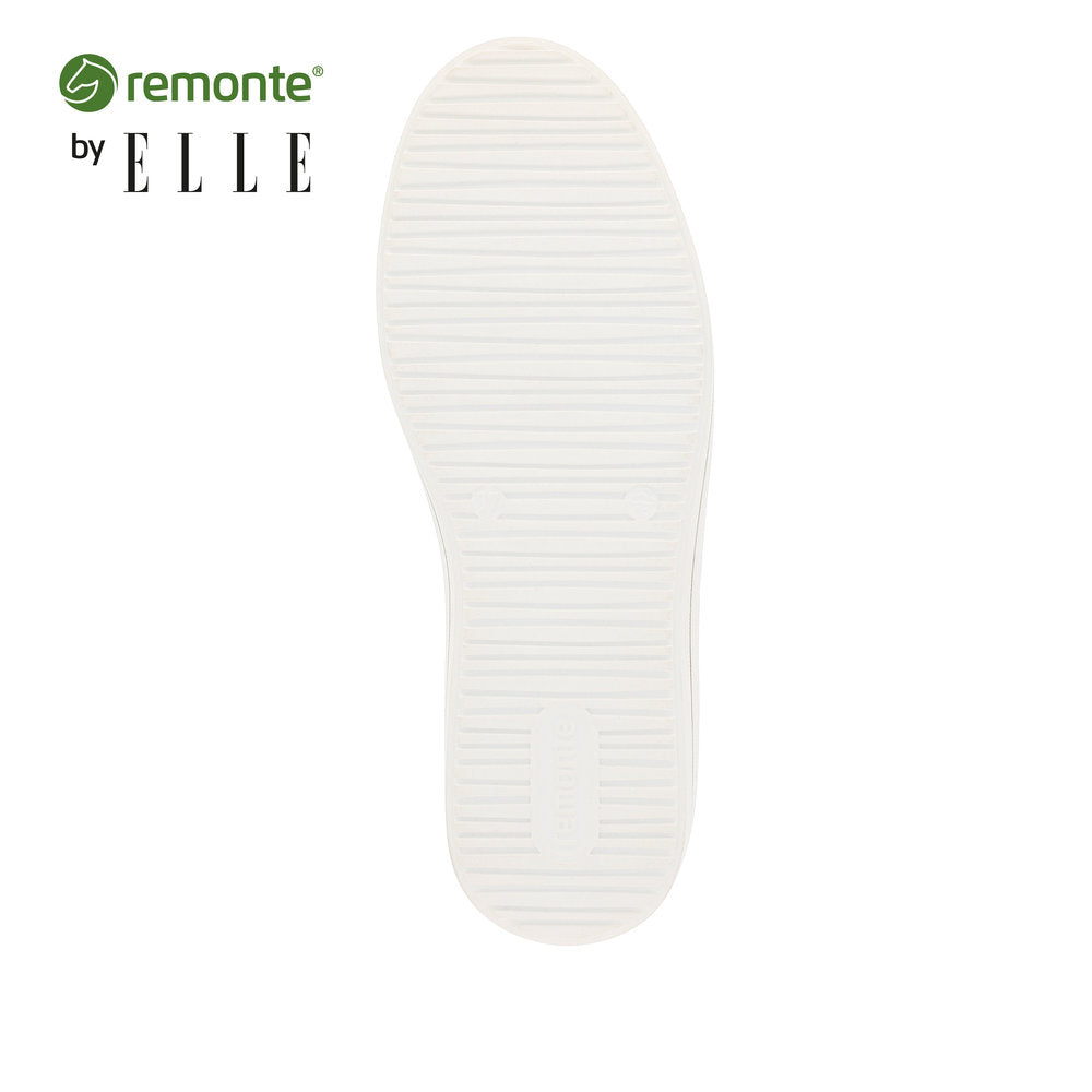 Remonte Women's Style D1C01 Athletic Lace-Up With Zip - White Combination wagHF5nB