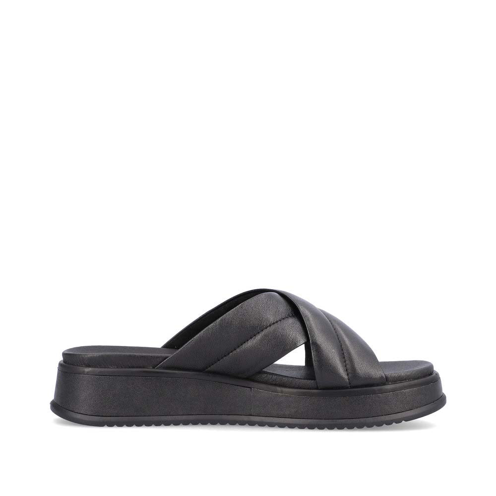 Rieker Evolution Women's Style W0802 Casual Mule - Black euzyLQTw