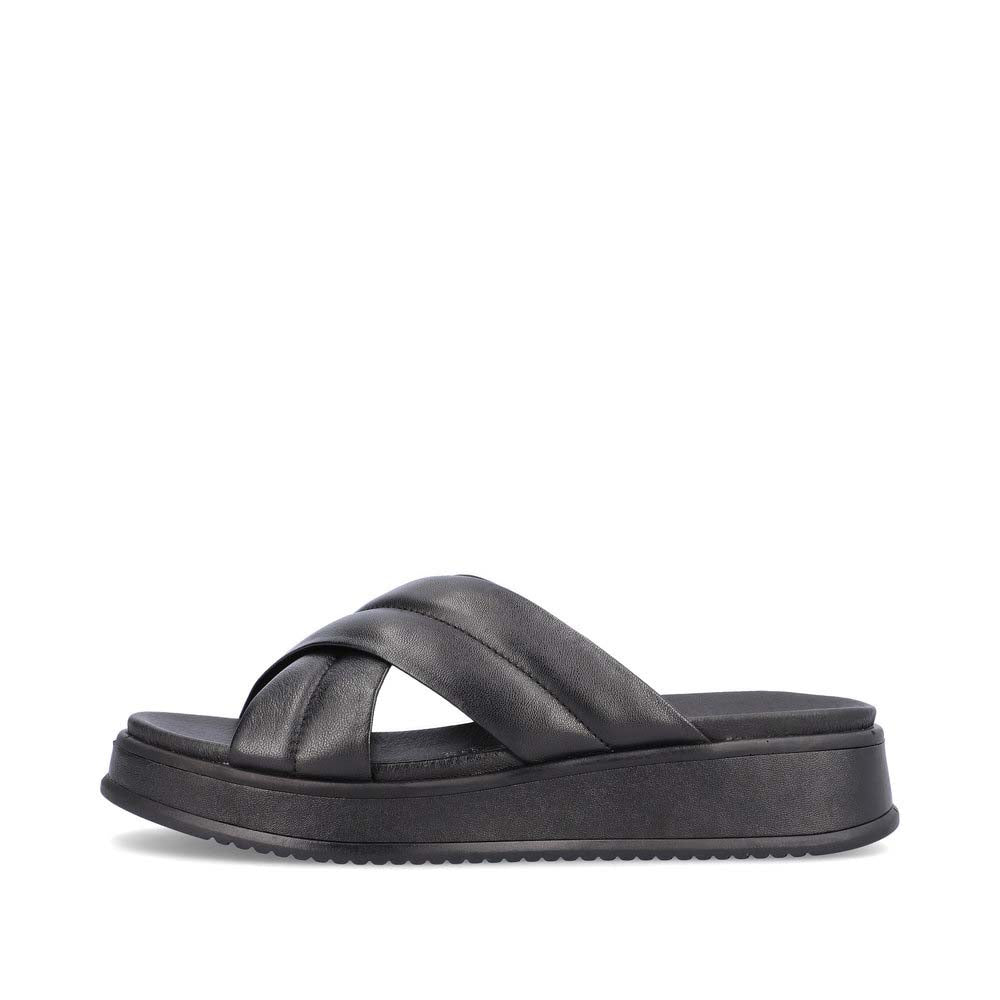 Rieker Evolution Women's Style W0802 Casual Mule - Black euzyLQTw