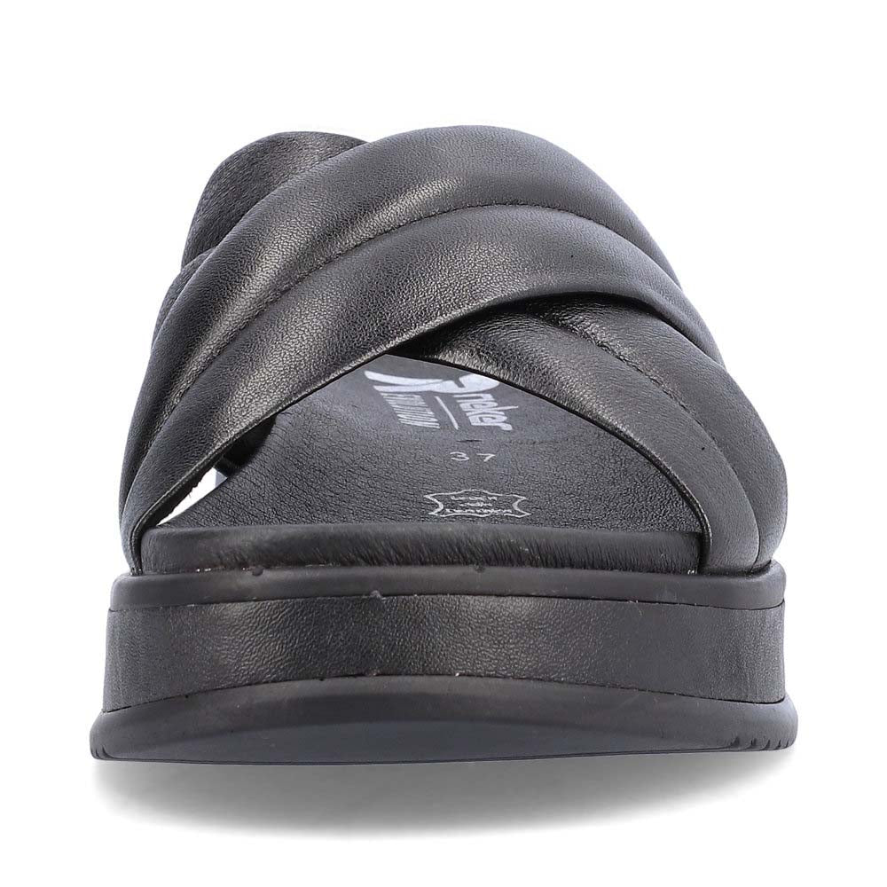 Rieker Evolution Women's Style W0802 Casual Mule - Black euzyLQTw