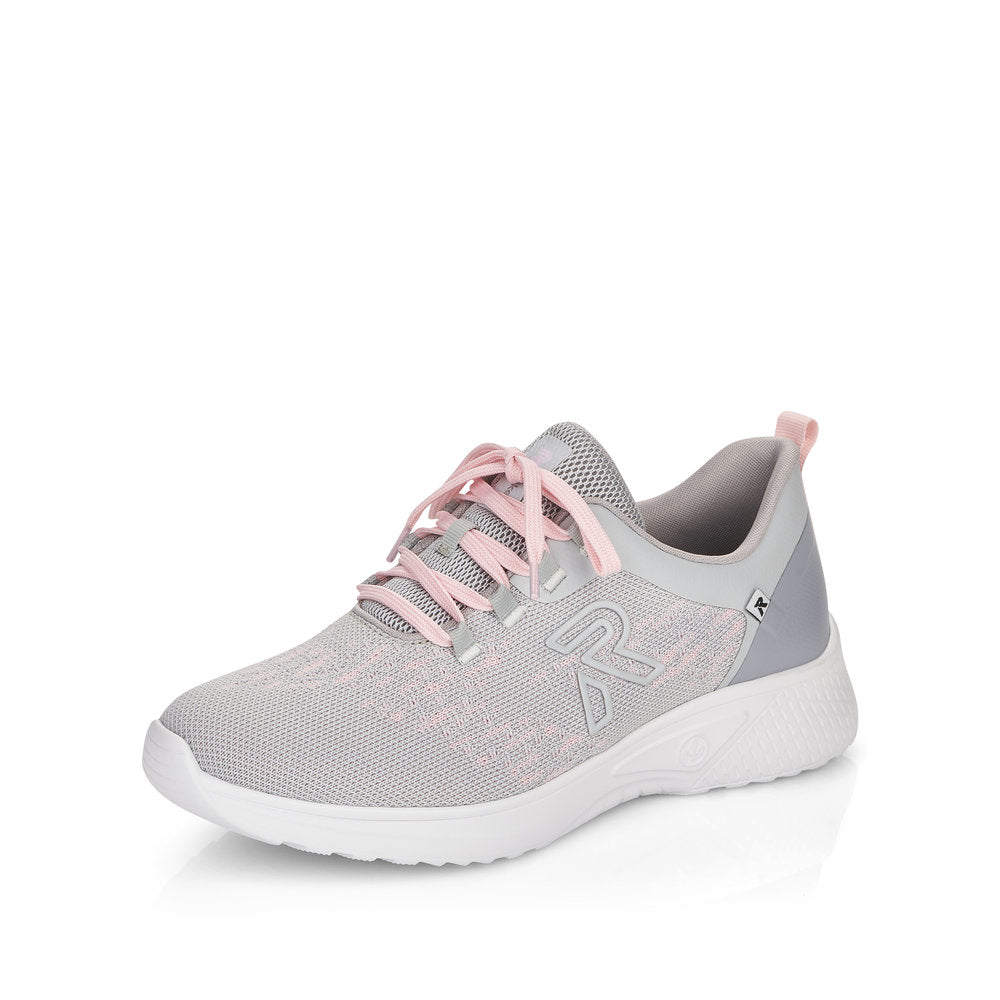 Rieker Evolution Women's Style 40702 Athletic Lace-Up - Grey