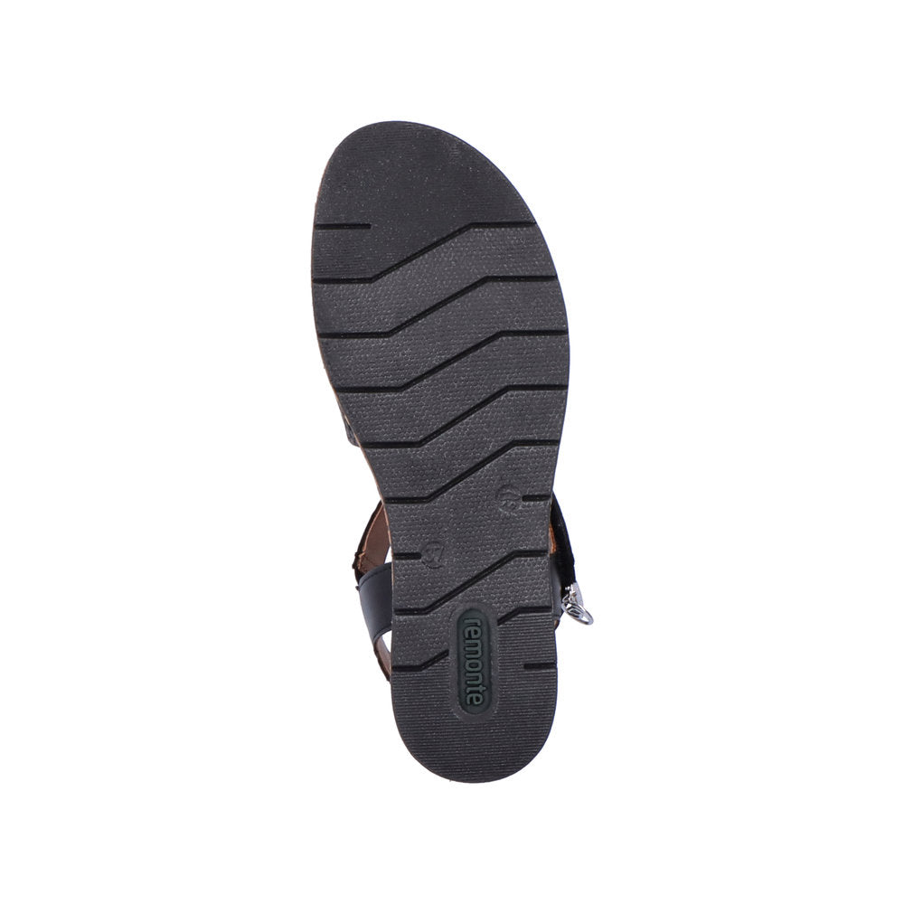 Remonte Women's Style D3064 Casual Sandal - Black 99RaIT6Y