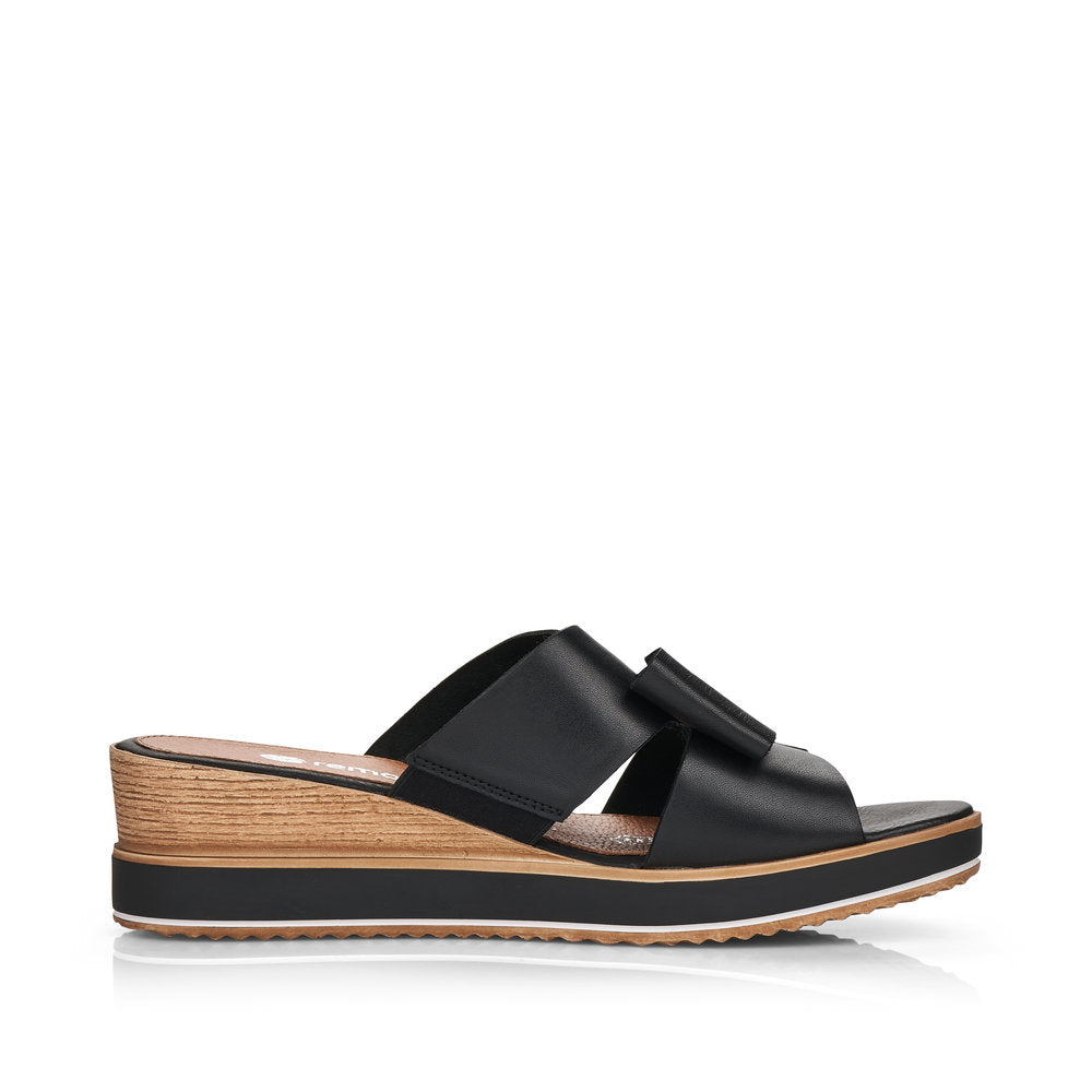 Remonte Women's Style D6456 Dress Mule - Black l3JzdrO4