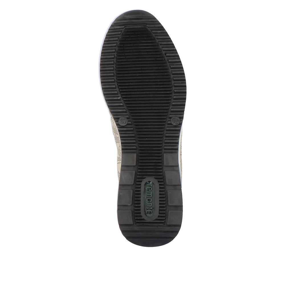 Remonte Women's Style D2411 Athletic Ballerina With Strap - Metallic Rw9jS4zu