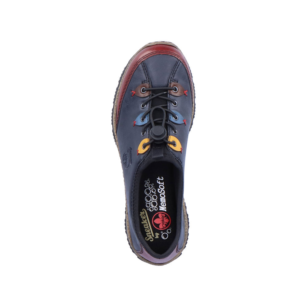 Rieker Synthetic Material Women's N3271-68 - Blue Combination X9LJ6Dnp