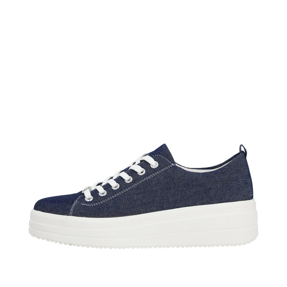 Remonte Women's Style D1C03 Athletic Lace-Up - Blue DDy7sZnj