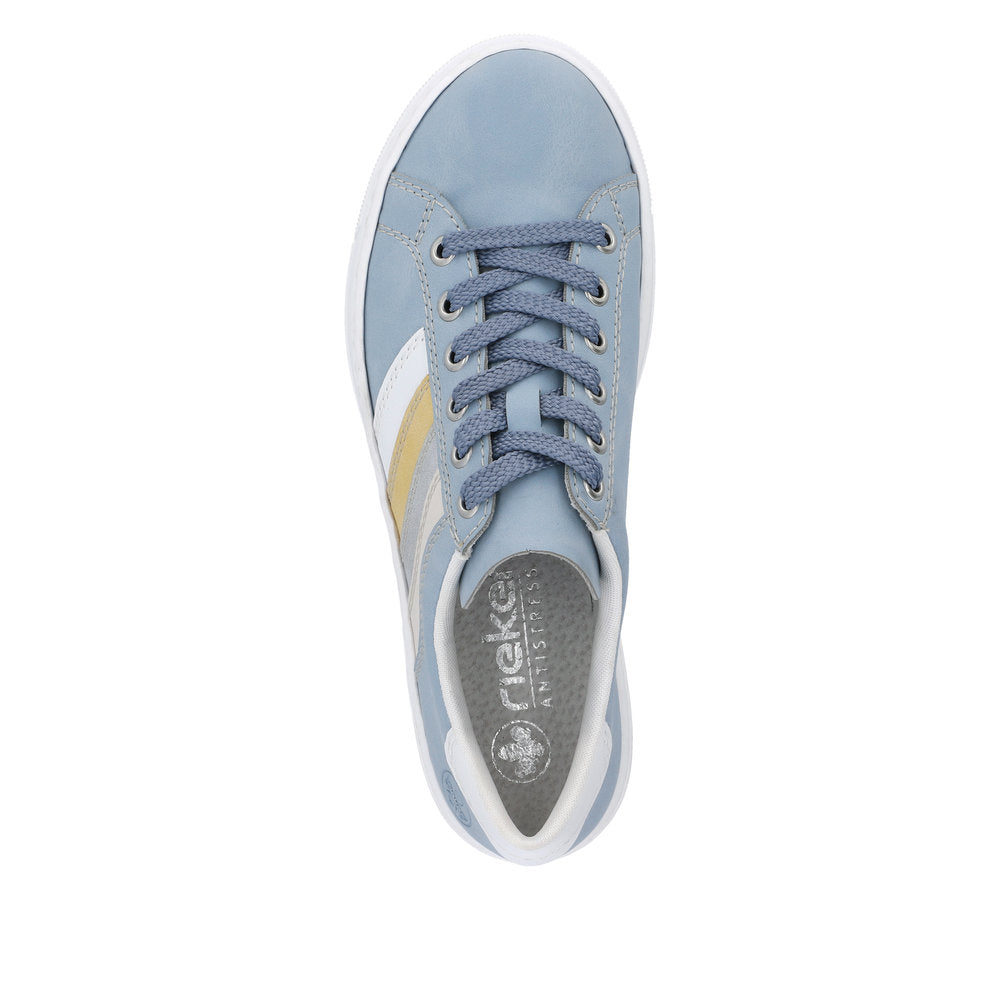 Rieker Women's Style L8802 Athletic Lace-Up - Blue Combination HUBenyvR
