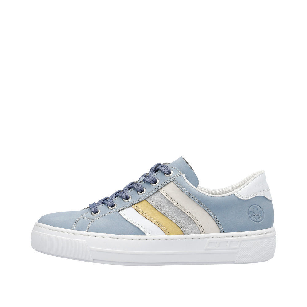 Rieker Women's Style L8802 Athletic Lace-Up - Blue Combination HUBenyvR