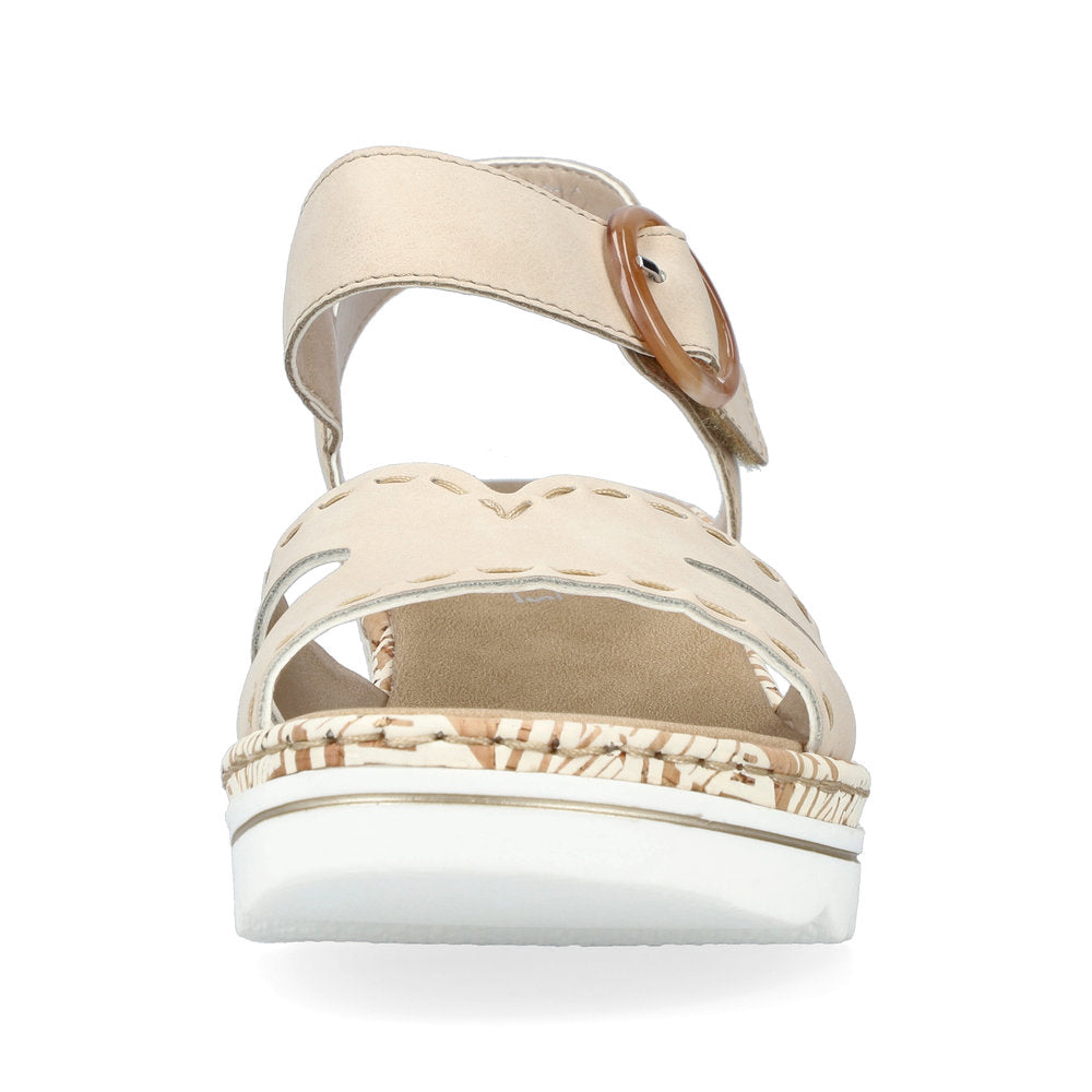 Rieker Women's Style 67173 Dress Sandal - Beige JZ95oSgW
