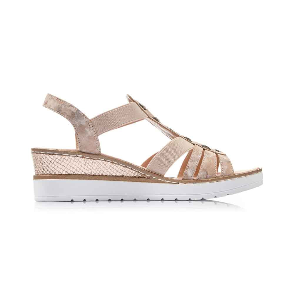 Rieker Women's Style V3822 Dress Sandal - Pink KiQNYzCR