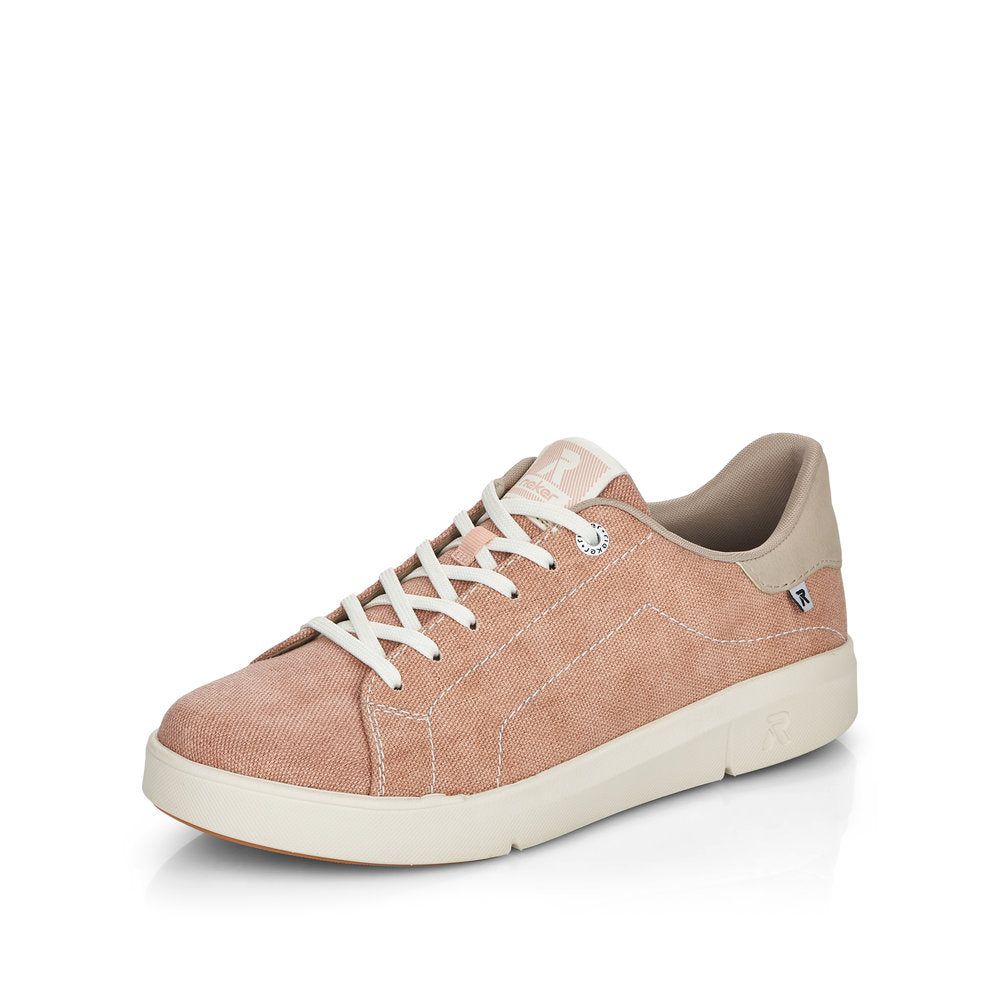 Rieker Evolution Women's Style 41903 Athletic Lace-Up - Pink