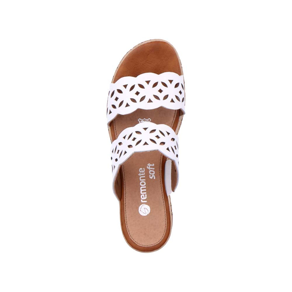 Remonte Women's Style D3065 Casual Mule - White 6W5dXFVZ