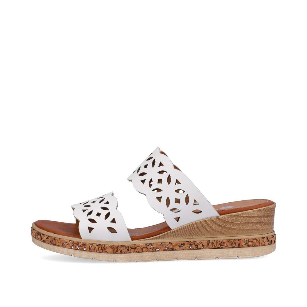 Remonte Women's Style D3065 Casual Mule - White 6W5dXFVZ