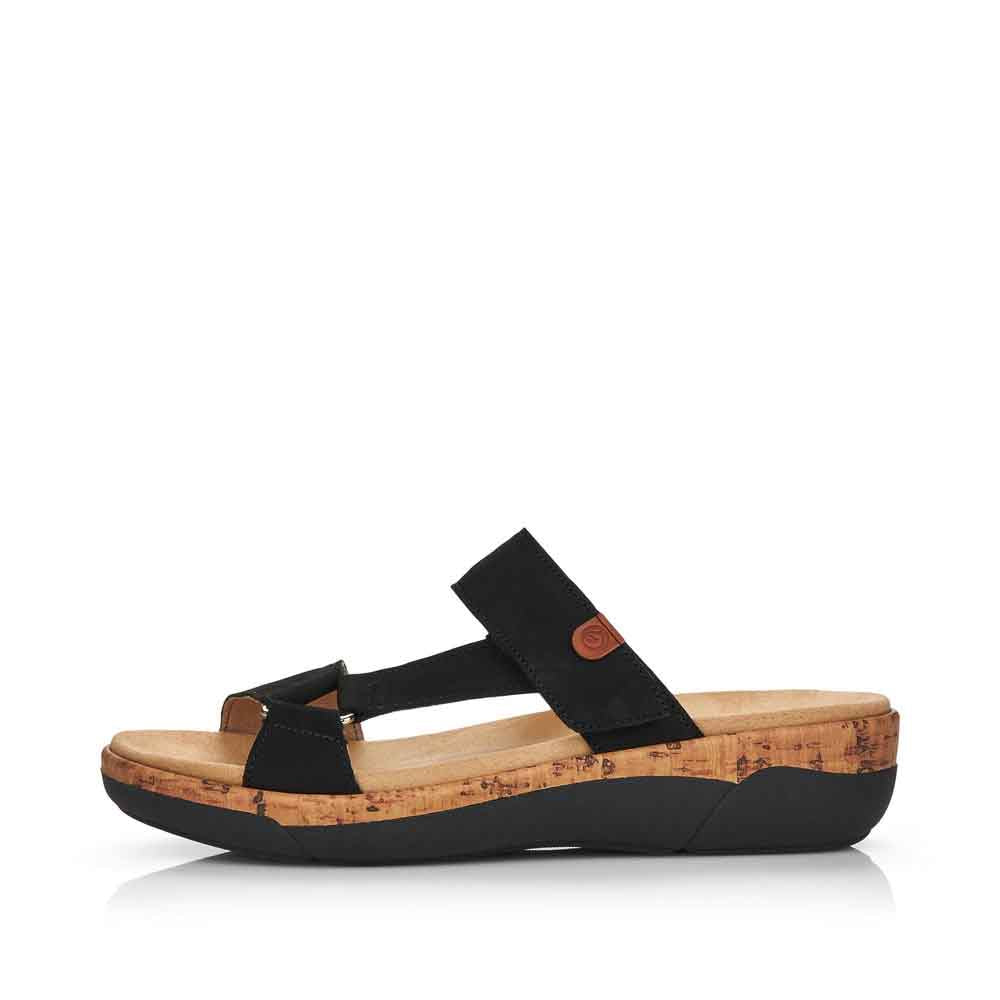 Remonte Women's Style R6856 Casual Mule - Black 8AU73PMk