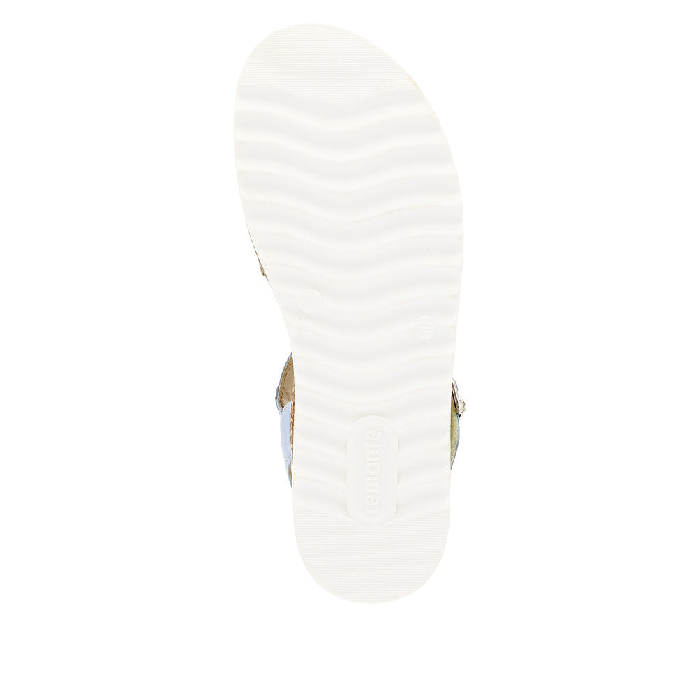 Remonte Women's Style D0Q55 Casual Sandal - Blue WqiOzN05