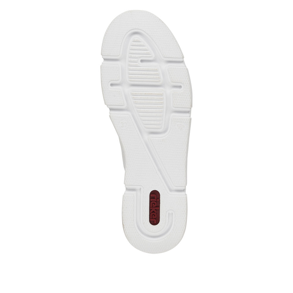 Rieker Women's Style N5932 Athletic Lace-Up With Zip - White kMm6sLgW