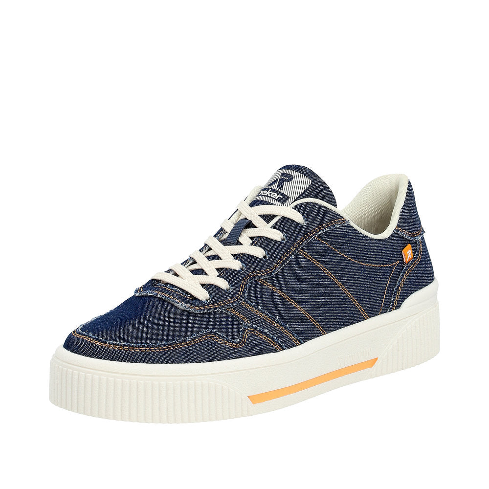 Rieker Evolution Women's Style W0706 Athletic Lace-Up - Blue