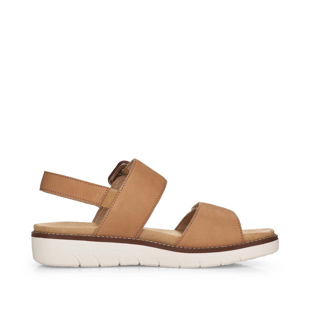 Remonte Women's Style D2067 Casual Sandal - Beige EwCxw2aD