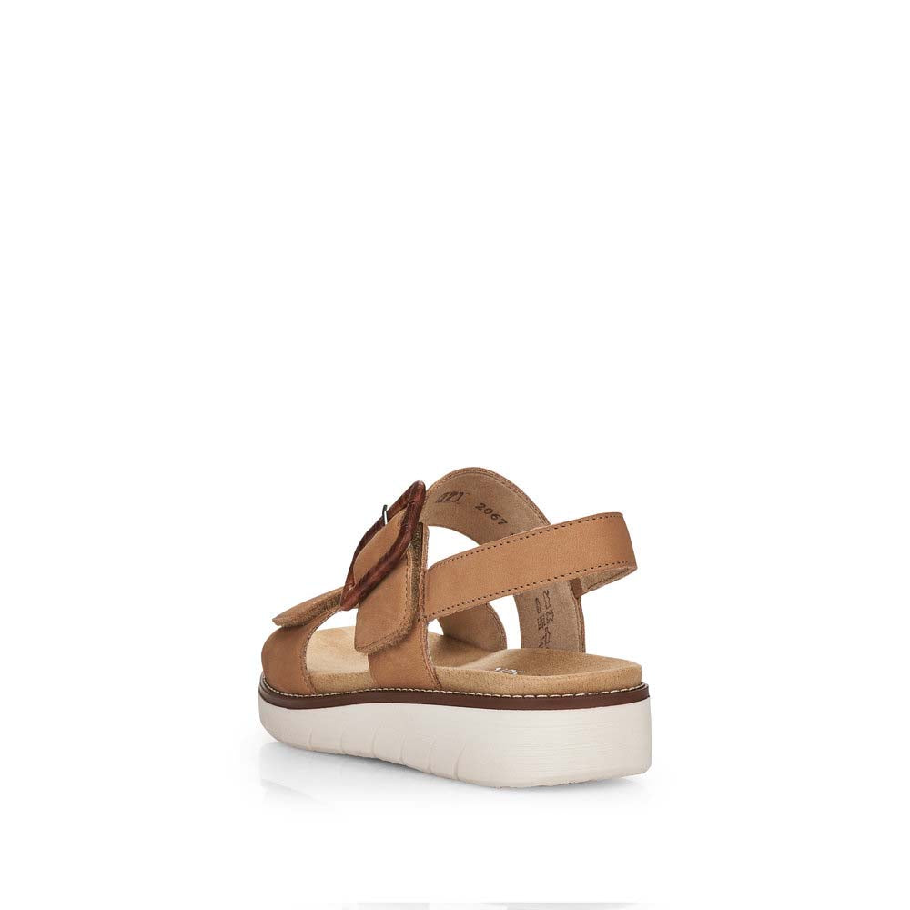 Remonte Women's Style D2067 Casual Sandal - Beige EwCxw2aD