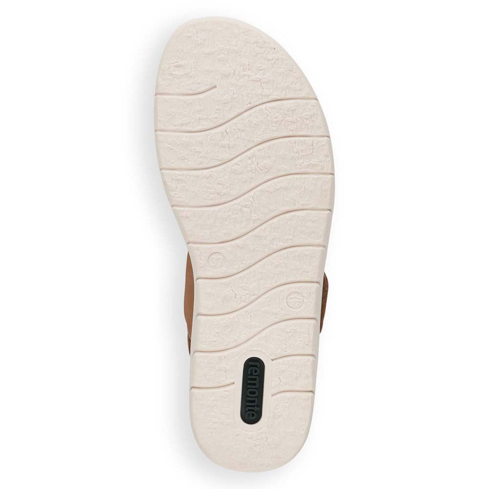 Remonte Women's Style D2067 Casual Sandal - Beige EwCxw2aD