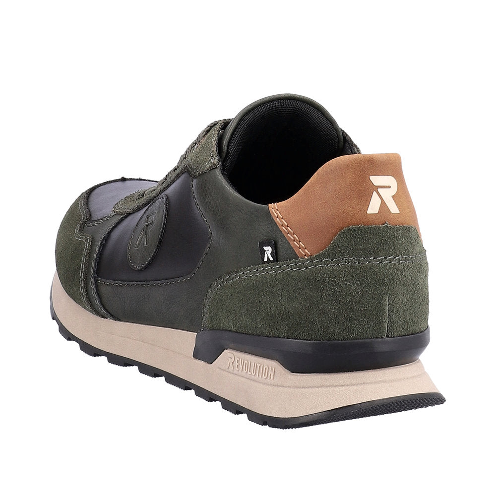 Rieker Evolution Leather Men's U0305 - Green Combination FtmJ0UBh